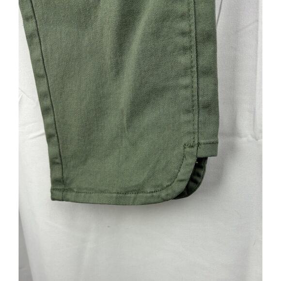 Pilcro And The Letterpress Stet Fit Skinny Jeans Size 29 Green Slit Ankle Casual - Picture 4 of 12